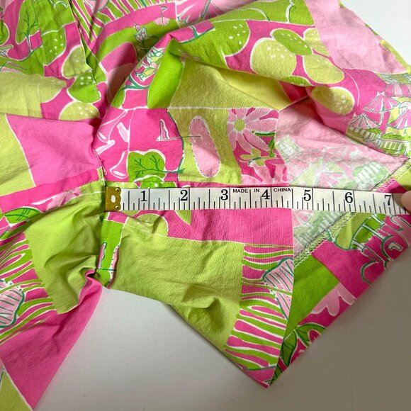 VTG Lilly Pulitzer "19th Hole" Patchwork Golf Shorts - Picture 11 of 11